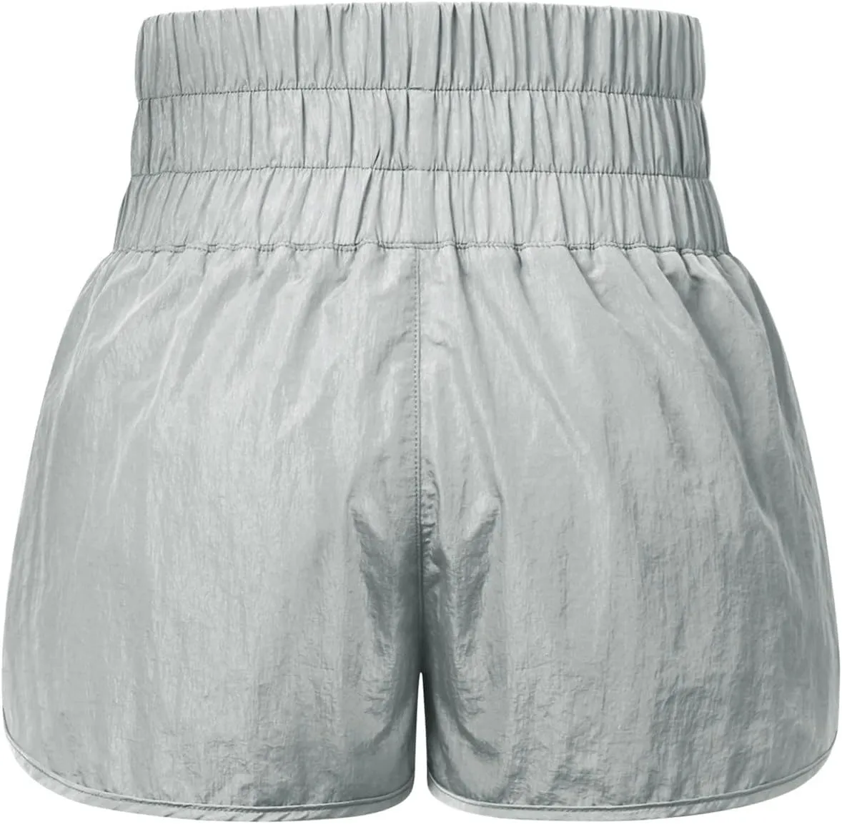 Preppy Girls Bubble Shorts Summer Casual Elastic High Waisted Workout Athletic Puffy Shorts Loose Activewear