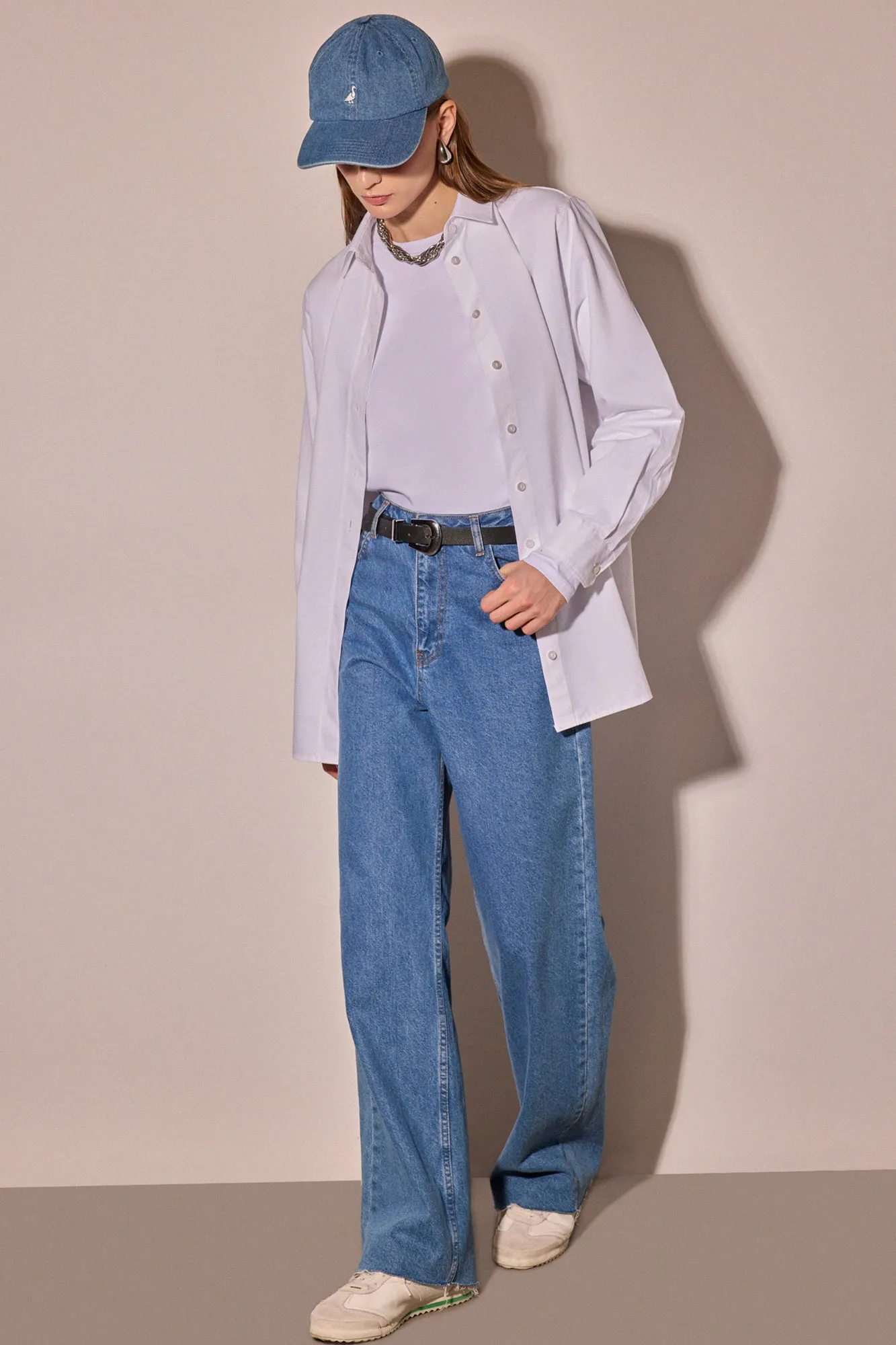 RELAX FIT POPLIN SHIRT