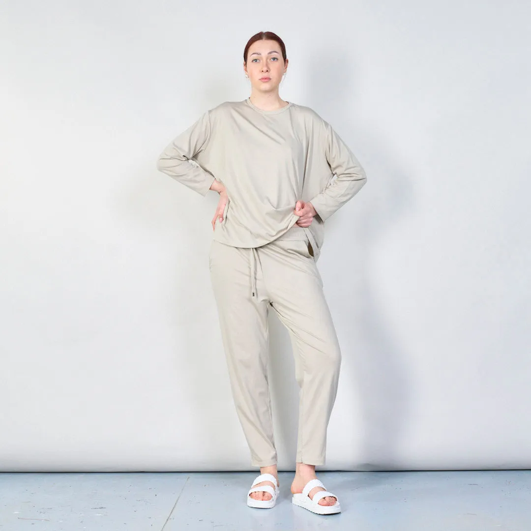 Soft lounge drawstring joggers wholesale