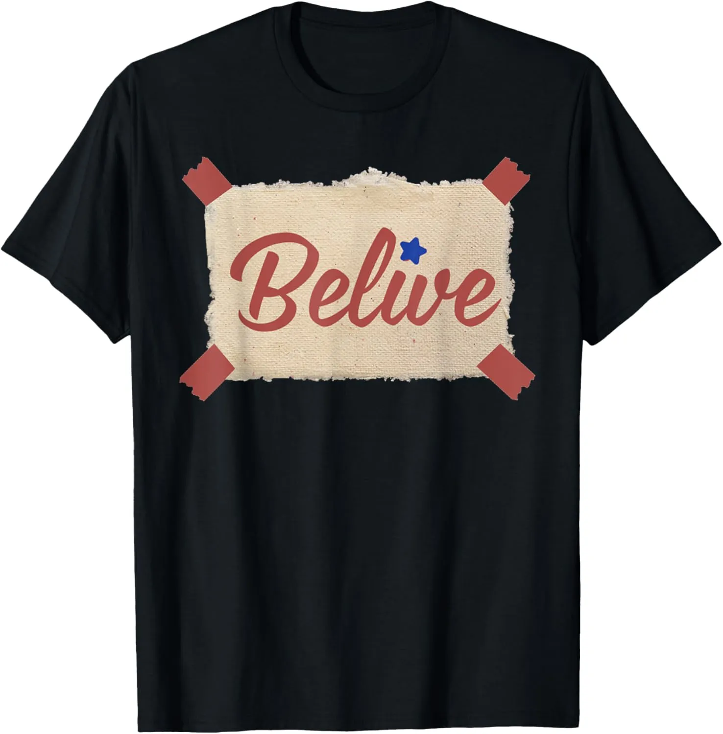 Vintage Believe Motivational Quote Inspiration Positive T-Shirt