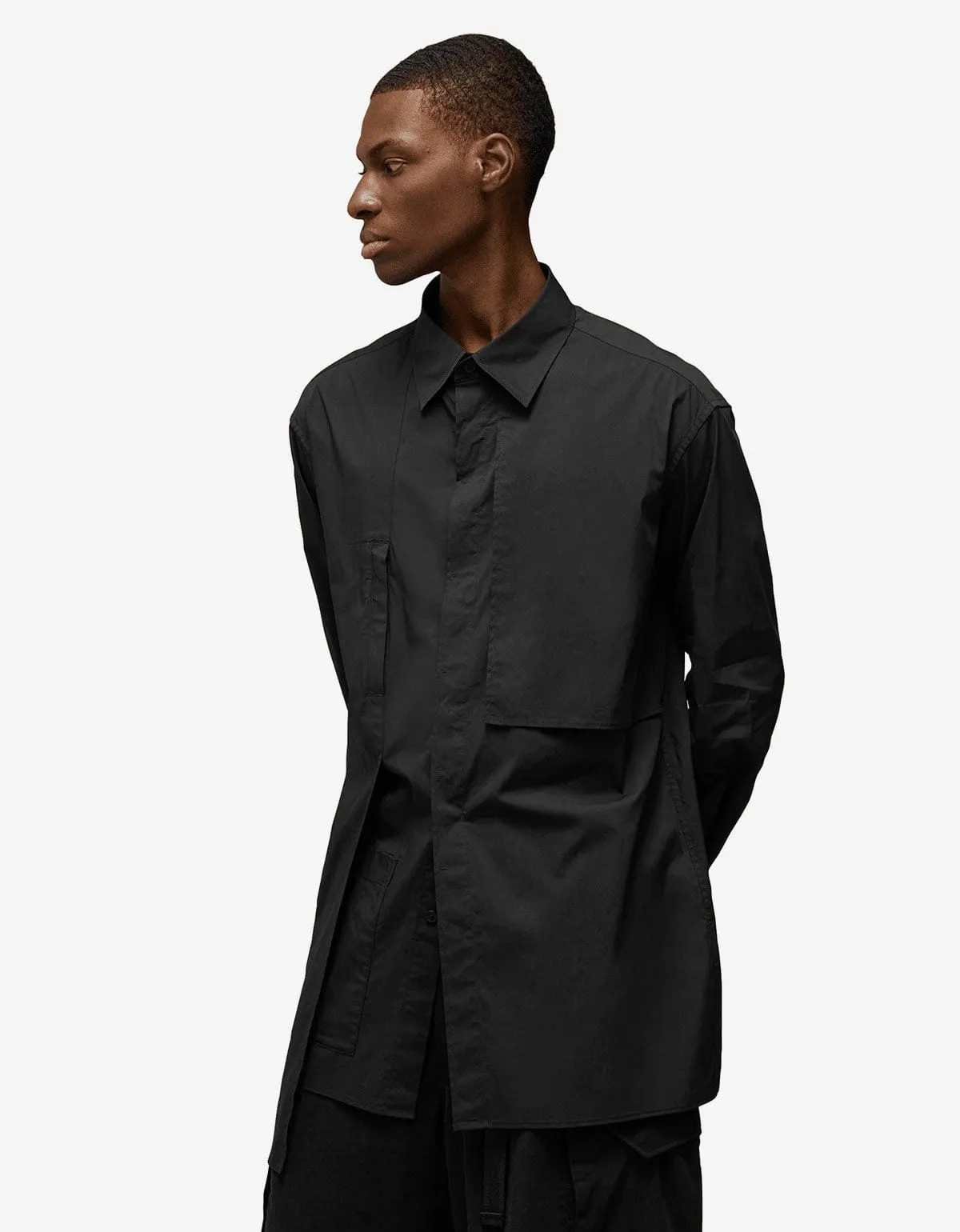 Y-3 Black Cotton Shirt