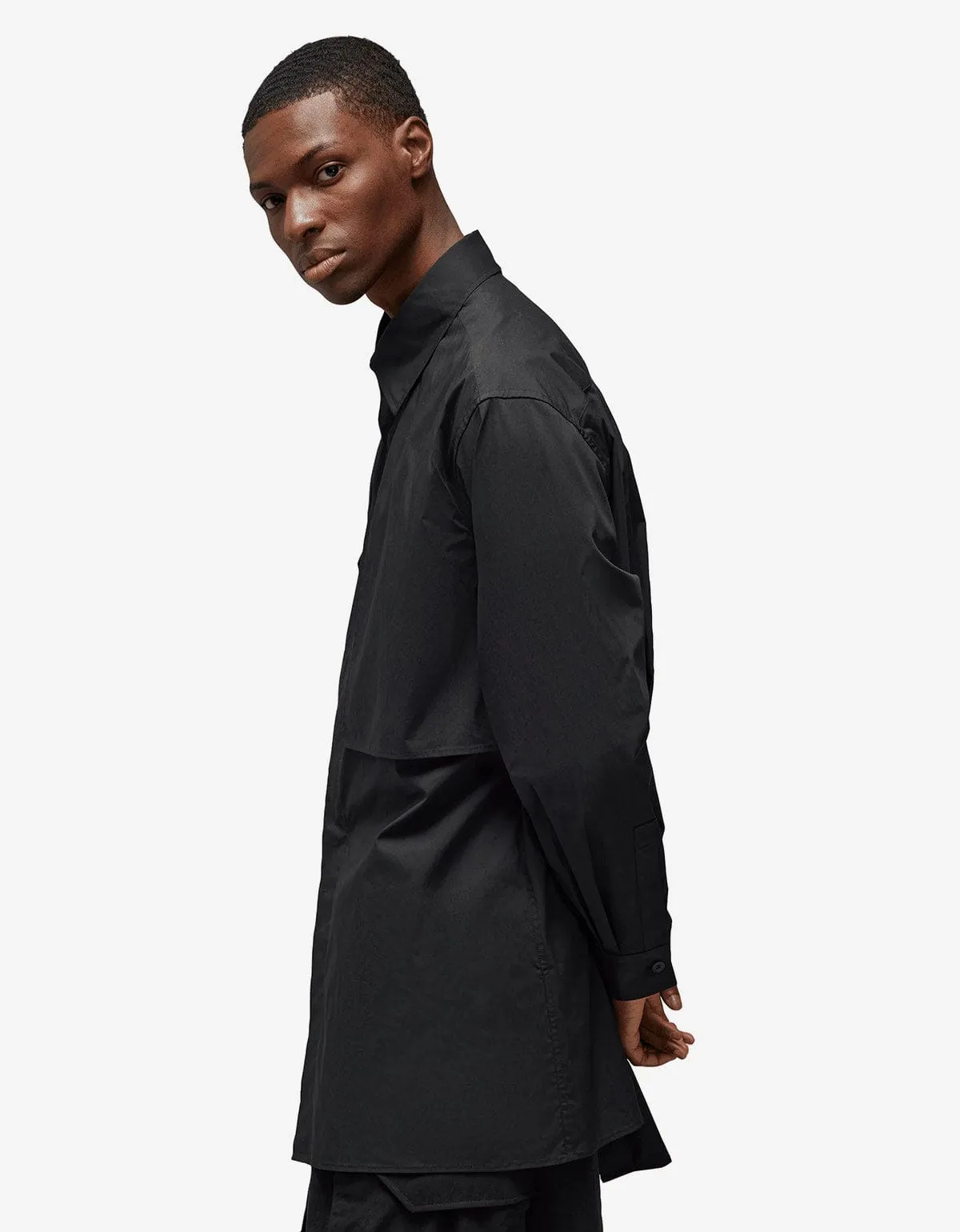 Y-3 Black Cotton Shirt