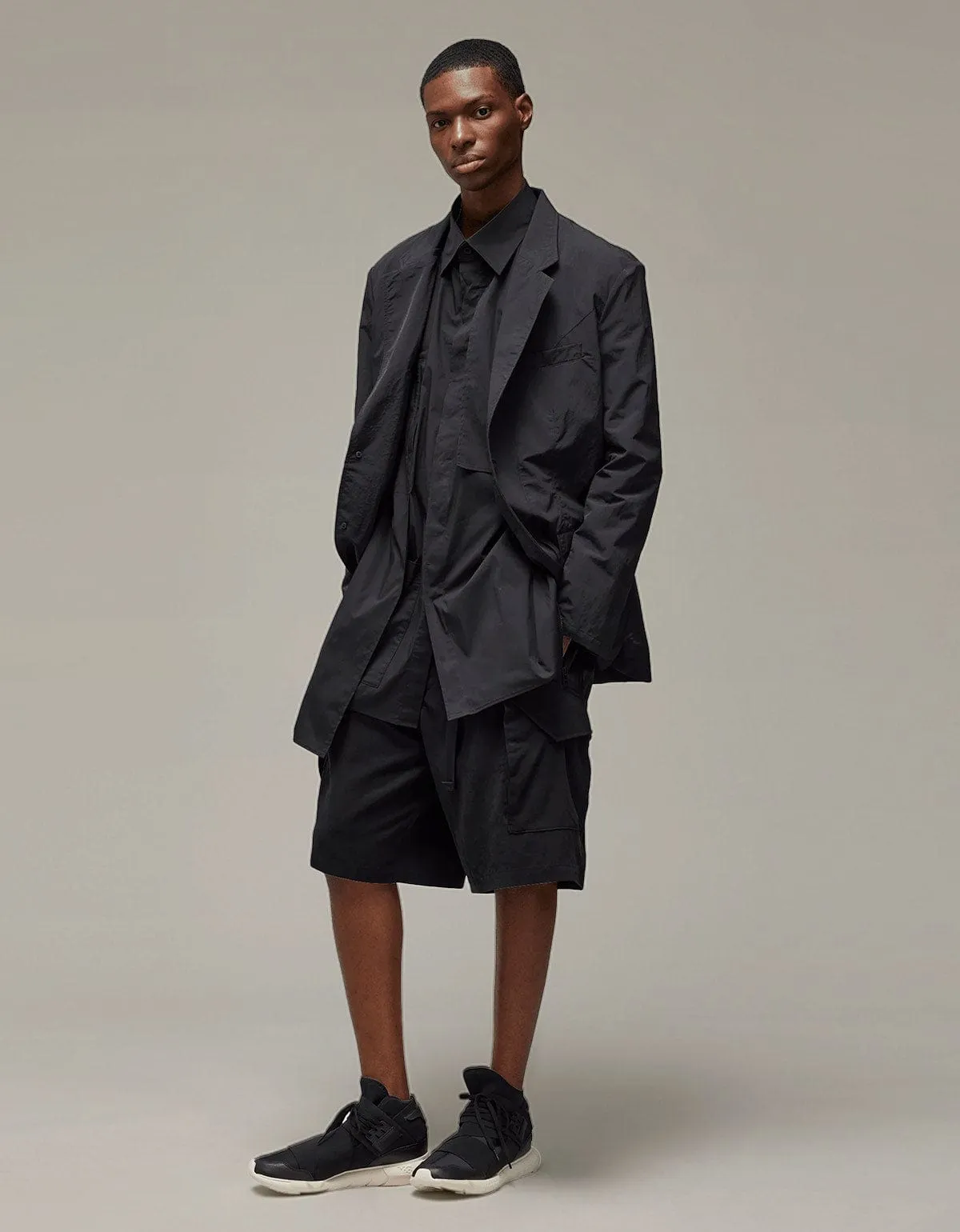 Y-3 Black Cotton Shirt