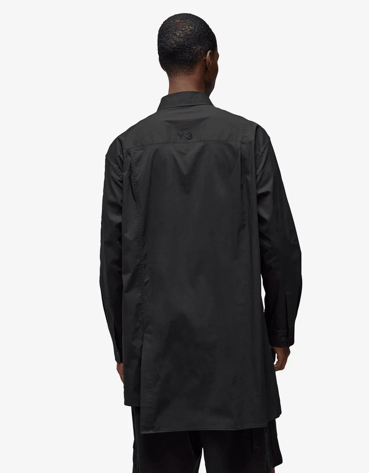 Y-3 Black Cotton Shirt
